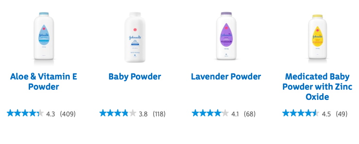 Johnson Baby's line of baby powder will help young children clear up skin irritation from overlaying.